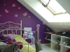 Chambre enfant combles avec rangements